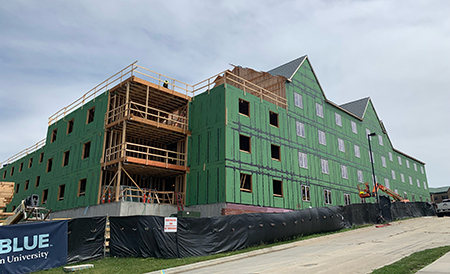 Graves Hall, now under construction.