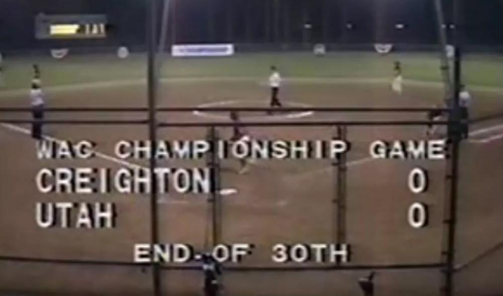 A screenshot of a 1991 TV broadcast