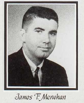 1963 student photo of James Menehan