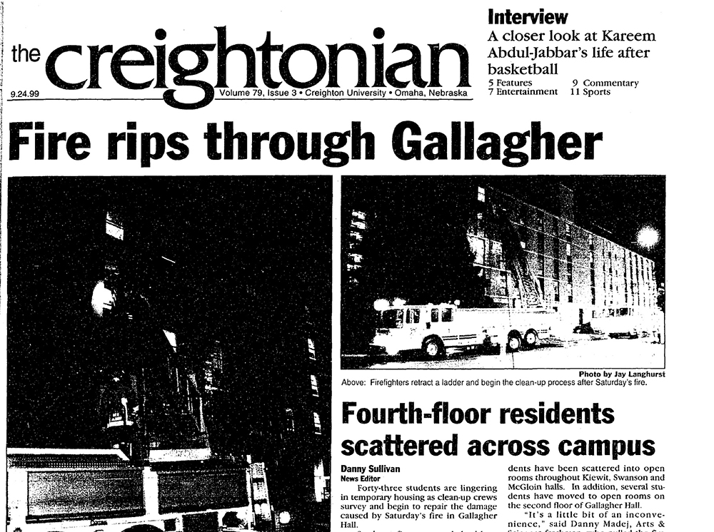 Creightonian issue Sept. 24, 1999