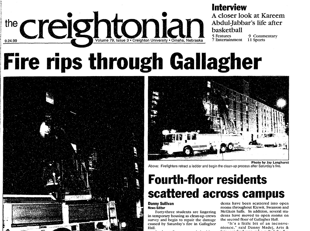 Creightonian issue Sept. 24, 1999 Creightonian issue Sept. 24, 1999