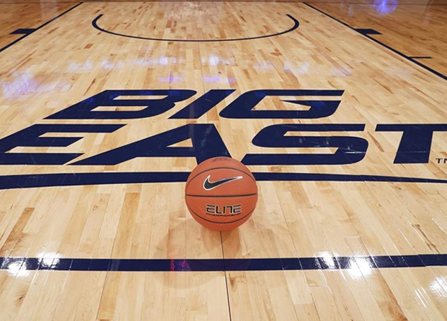 Basketball on BIG EAST court.