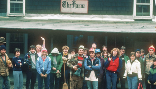 The Creighton service trip in 1984, the program's second year.
