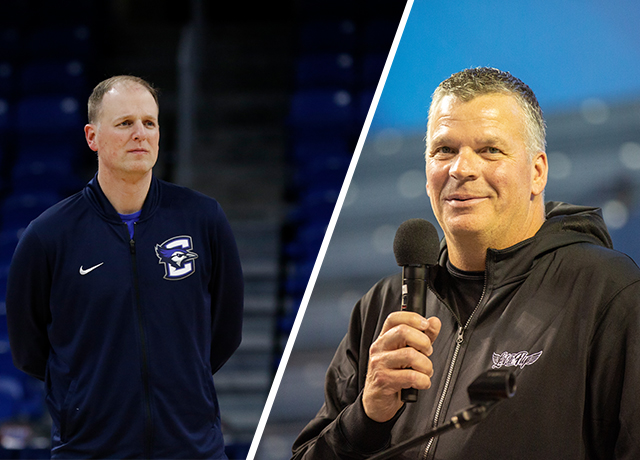 Two photos of two coaches