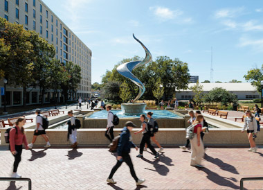 St. John's Fountain and Plaza.