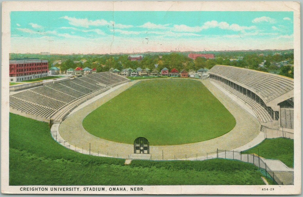 Creighton track runners in the 1920s.