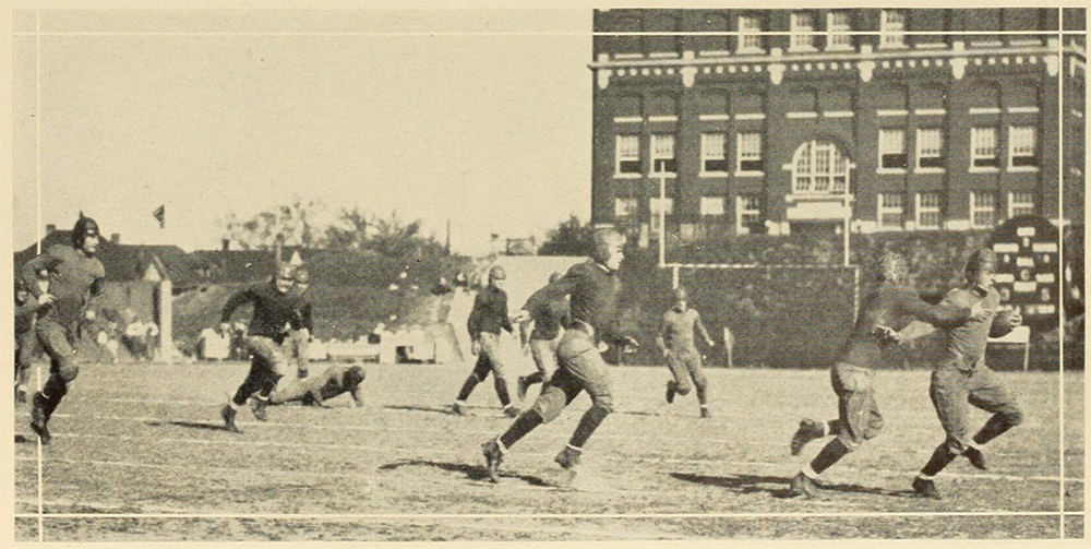 Creighton football team in the early 1920s.