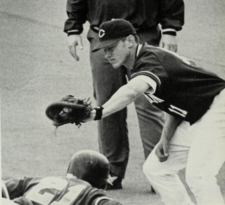 JJ Gottsch, playing for the Creighton baseball team in the 1990s.