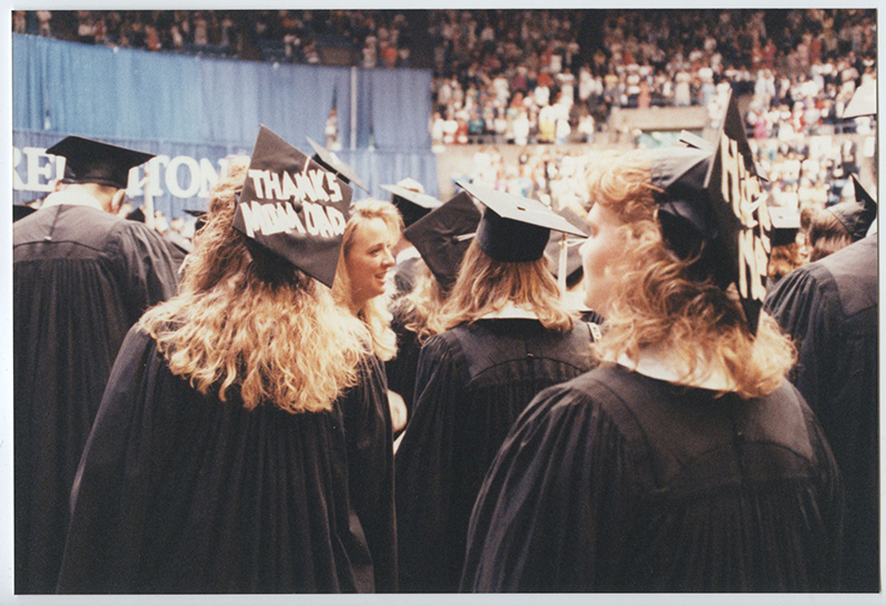 Image of Creighton graduation from the 1990s.