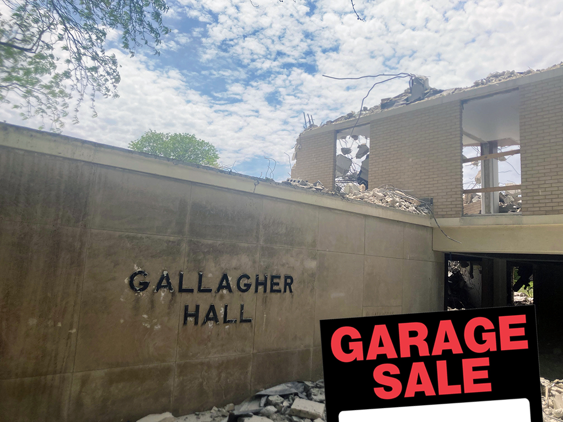 Gallagher Hall garage sale