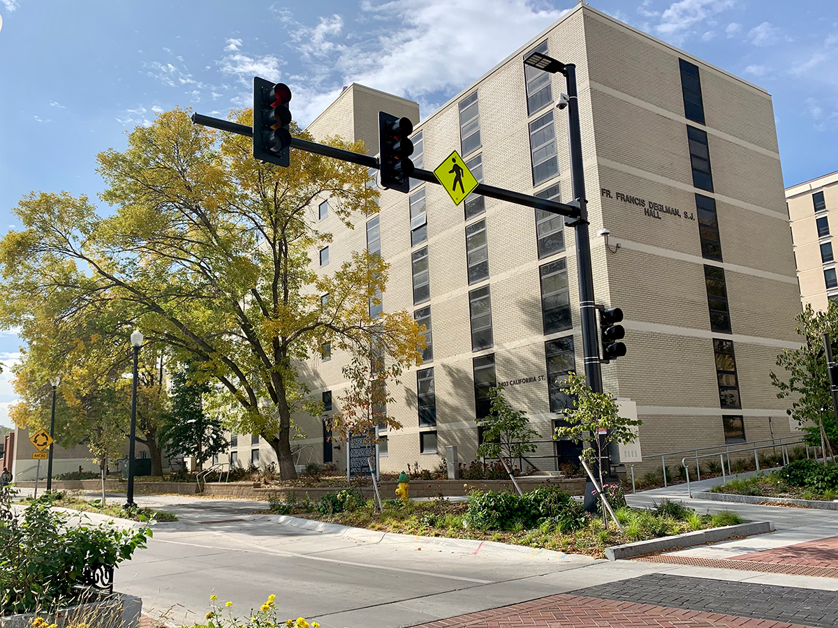 fall foliage by Deglman Hall