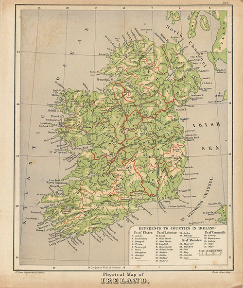 Map of Ireland