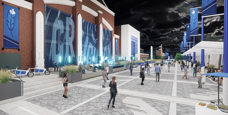 rendering of Creighton upgrades