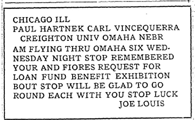 Image of Jou Louis parody article in the Creightonian