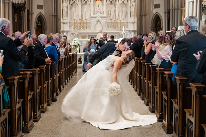 Andrew and Megan Ronnfeldt at their wedding in 2024.