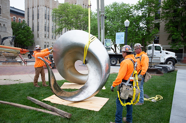 The Eternal Flame being removed in May 2023.