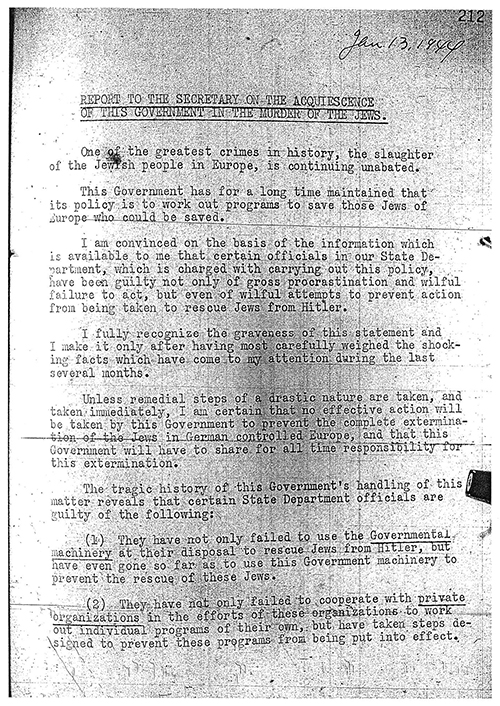 The first page of the report Pehle cowrote.