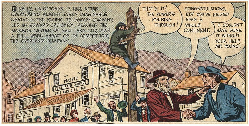 Frame of Ed Creighton comic book