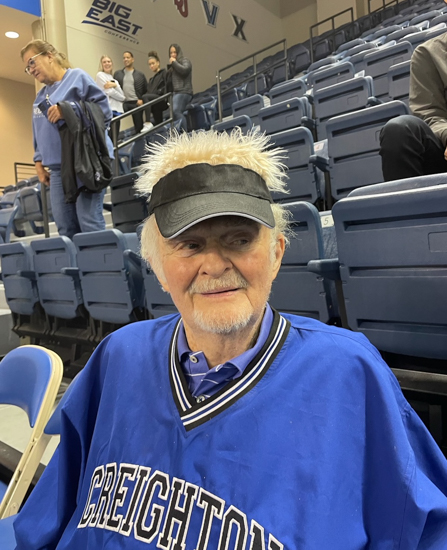 Bill Scott at a Jays game.