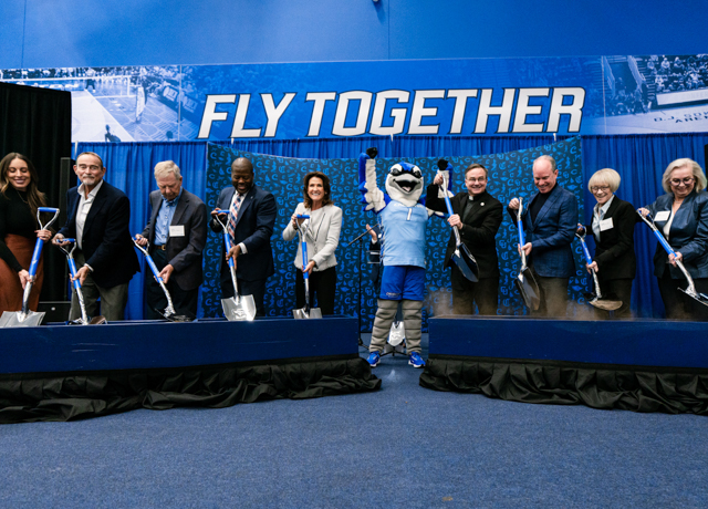 Image of the Sports Performance Center groundbreaking