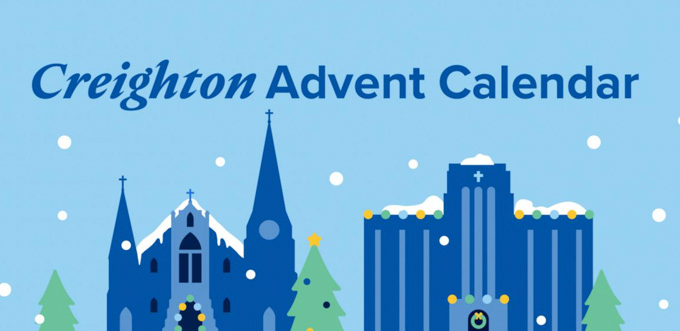 Creighton advent calendar graphic
