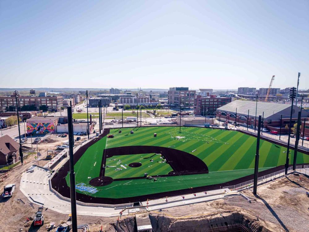 A baseball field