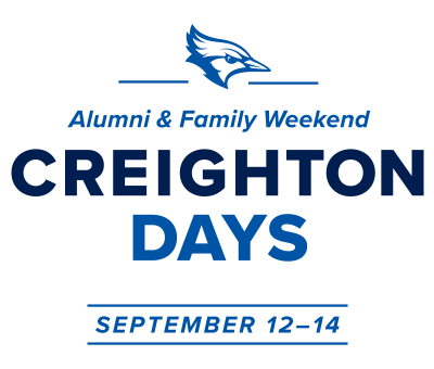 A logo for reunion weekend