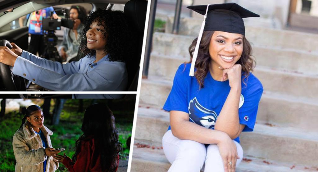 Jhon&eacute; Lucas movie stills and graduation photo.