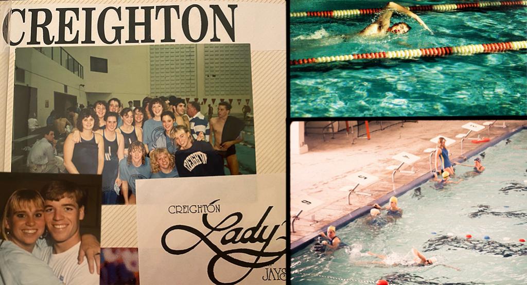 Images of Creighton swimming pool.