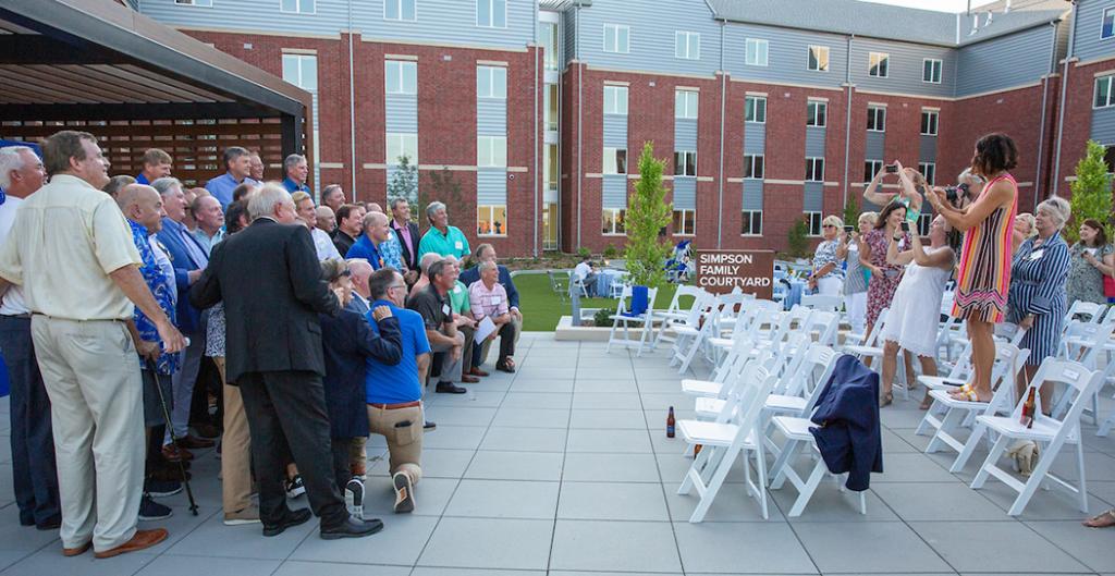 The Graves Hall dedication event