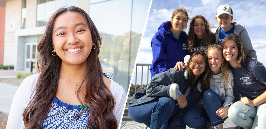 Miranda Burigsay with friends