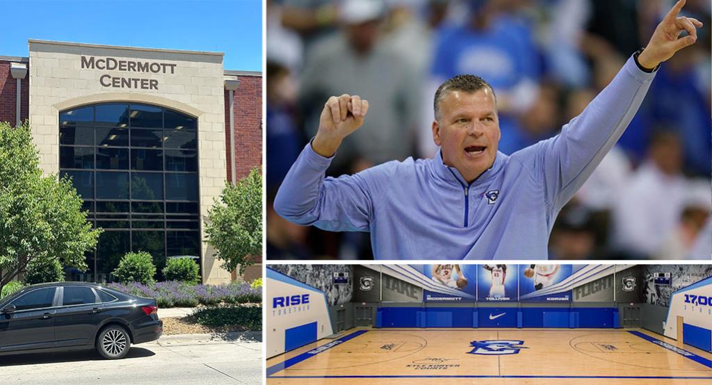 Image of McDermott Center and Greg McDermott.