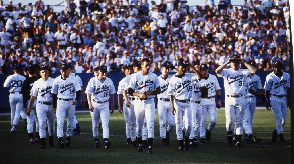 1991 Creighton baseball team at the CWS 