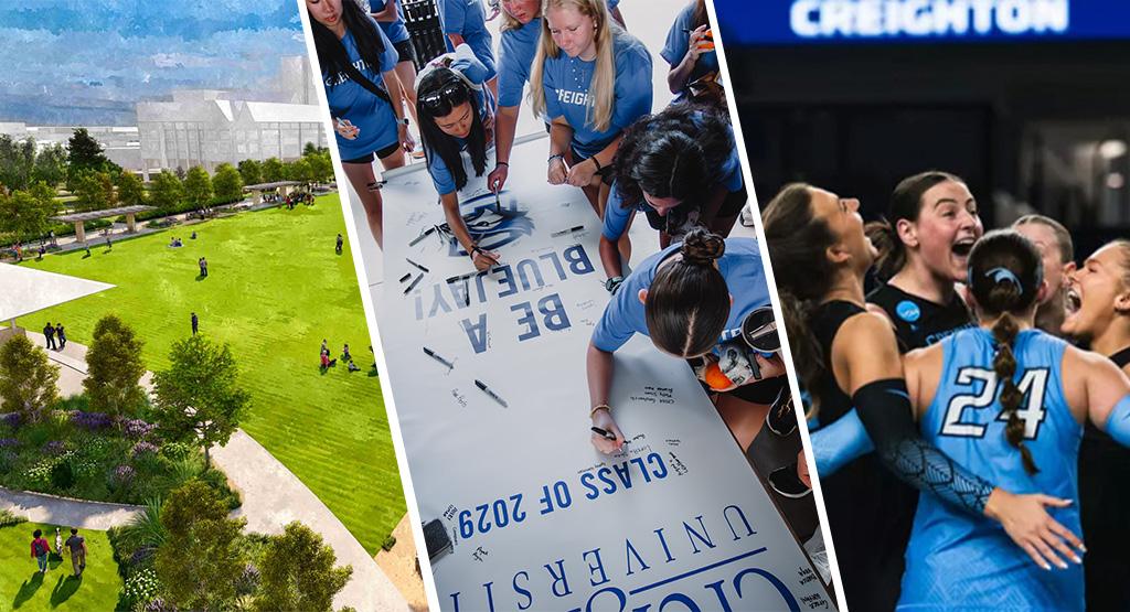 Collage of images from top stories in 2025