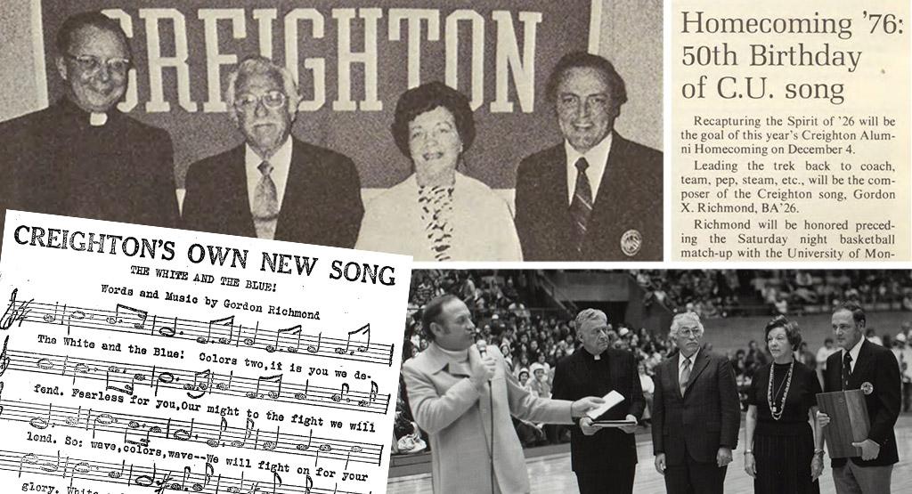 Creighton fight song collage