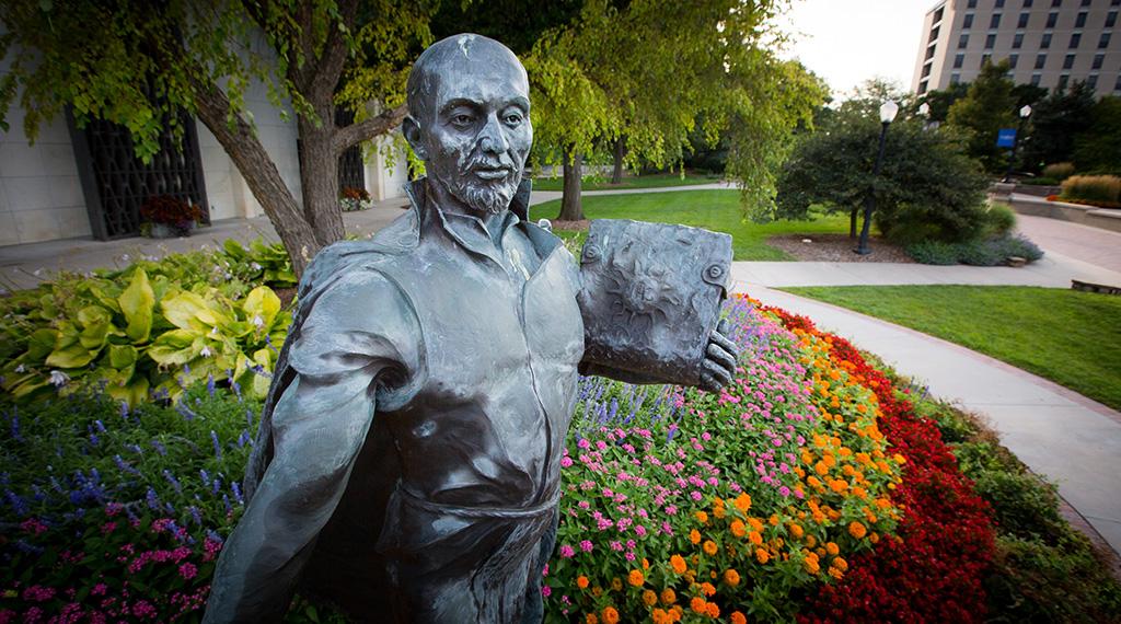 St. Ignatius statue