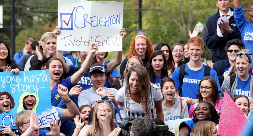 When the Today Show came to Creighton University Relations