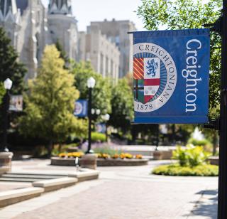 Creighton campus, the Mall.