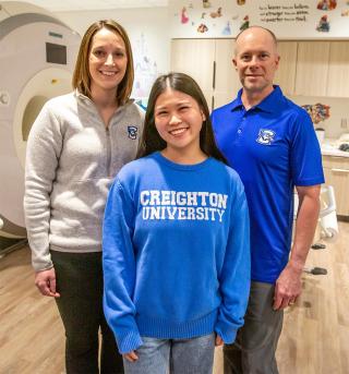 Liana Chinen with faculty