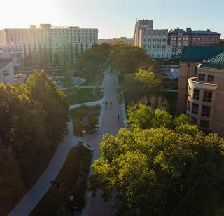 Image of Mall from above.