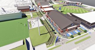 Overhead image of the FT project renovations