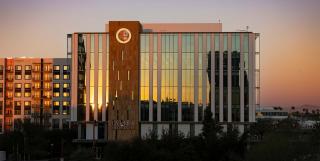 Phoenix Health Sciences campus at sunset