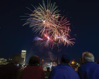Fireworks at Reunion Weekend