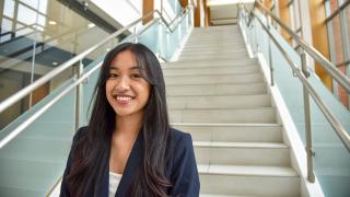 Ashley Homecgoy at Heider College of Business/Harper Center.