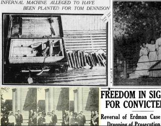 Images of Fr. Reinert and the bomb.