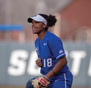 Softball player