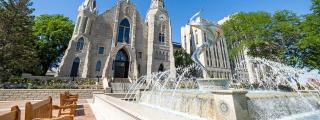 St. John's Church and fountain