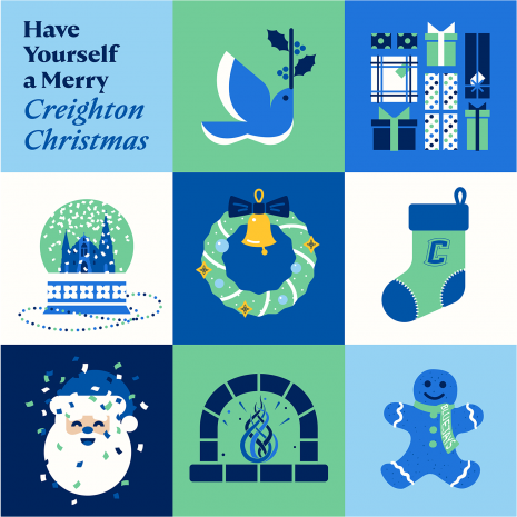 Have yourself a merry Creighton Christmas E-card 