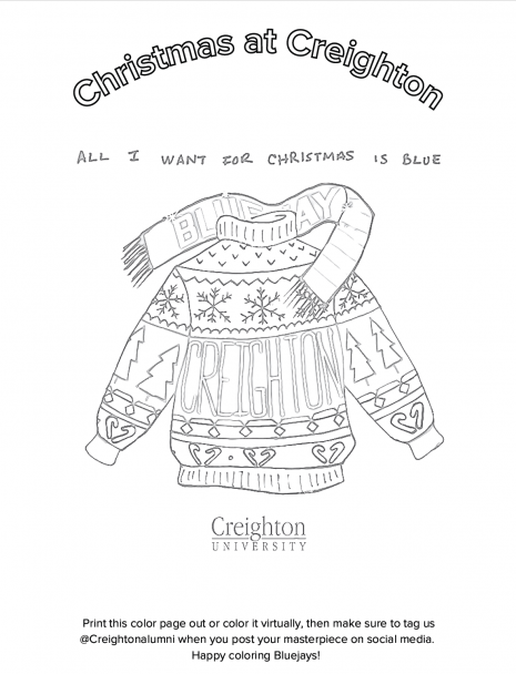 All I want for Christmas is Blue coloring page All I want for Christmas is Blue coloring page