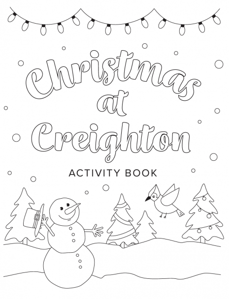 Christmas at Creighton Activity Book cover